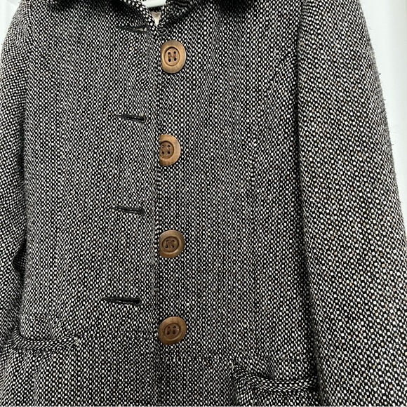 Grey Wool Blend Coat (Size M) - Picture 2 of 4